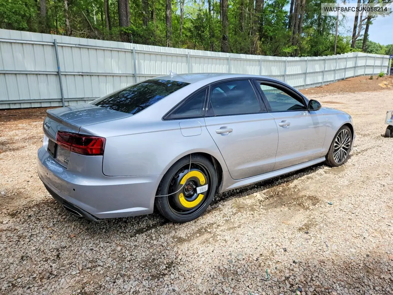 2018 Audi A6 Premium VIN: WAUF8AFC5JN058214 Lot: 61361786