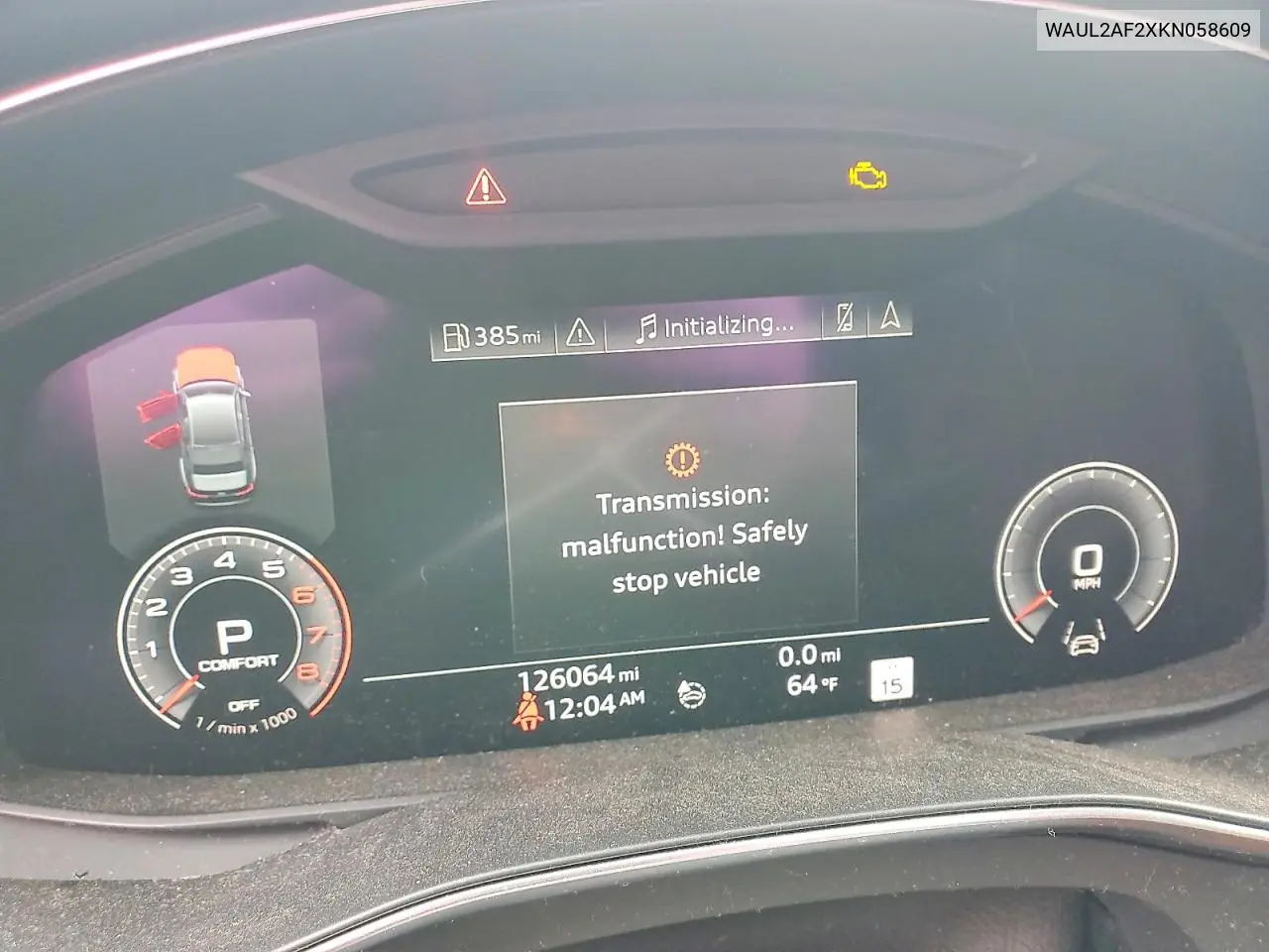2019 Audi A6 Premium Plus VIN: WAUL2AF2XKN058609 Lot: 79295065