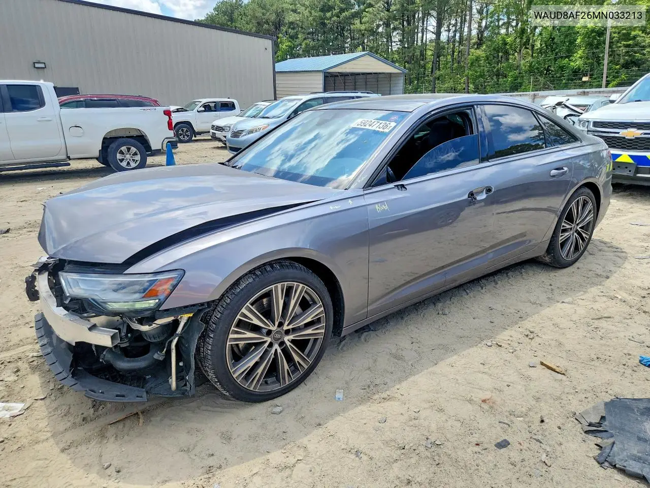 2021 Audi A6 Premium VIN: WAUD8AF26MN033213 Lot: 59247136