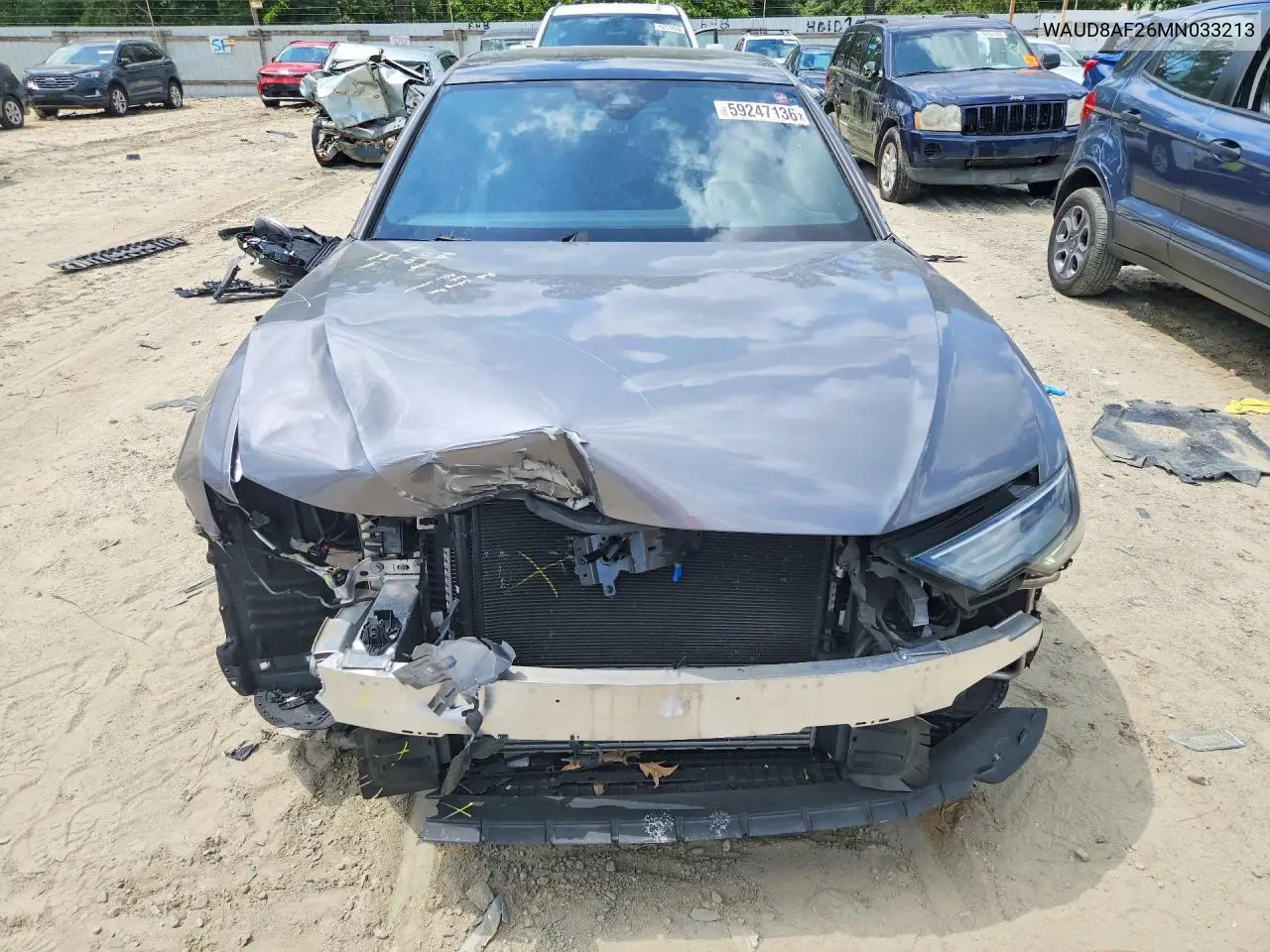 2021 Audi A6 Premium VIN: WAUD8AF26MN033213 Lot: 59247136