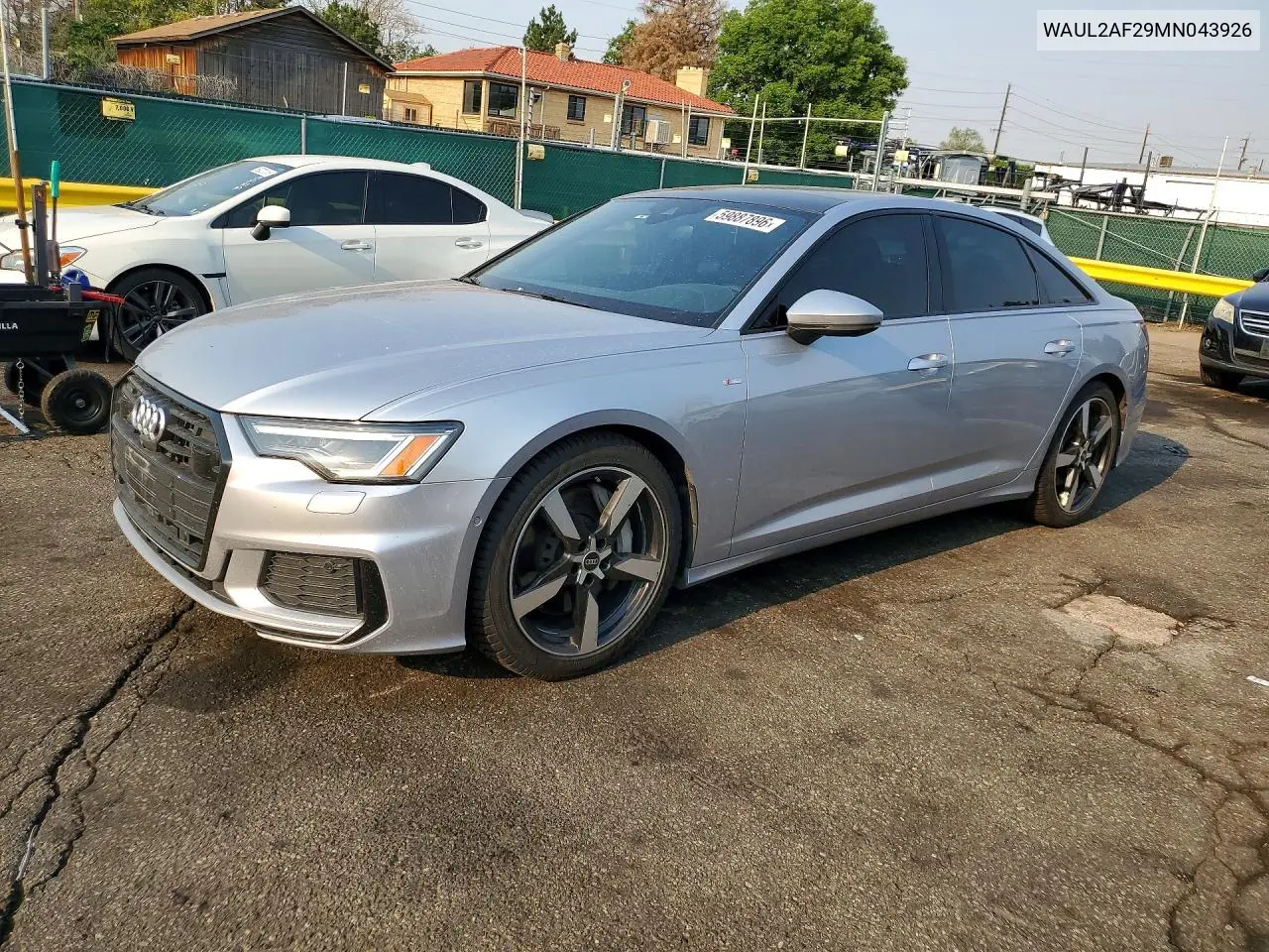 2021 Audi A6 Premium Plus VIN: WAUL2AF29MN043926 Lot: 59887896