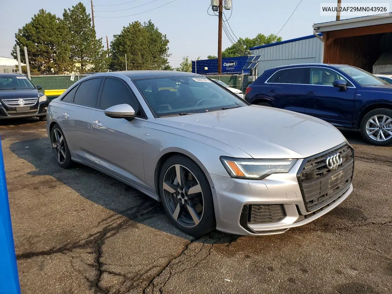 2021 Audi A6 Premium Plus VIN: WAUL2AF29MN043926 Lot: 59887896