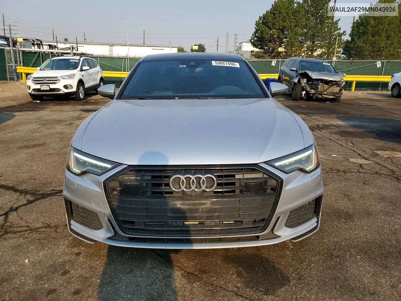 2021 Audi A6 Premium Plus VIN: WAUL2AF29MN043926 Lot: 59887896