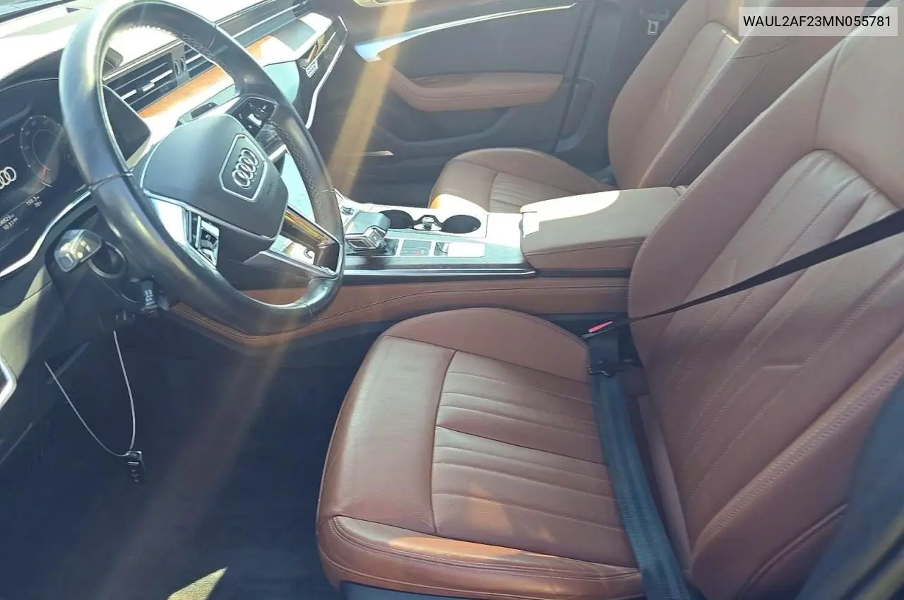 2021 Audi A6 Premium Plus VIN: WAUL2AF23MN055781 Lot: 61744456