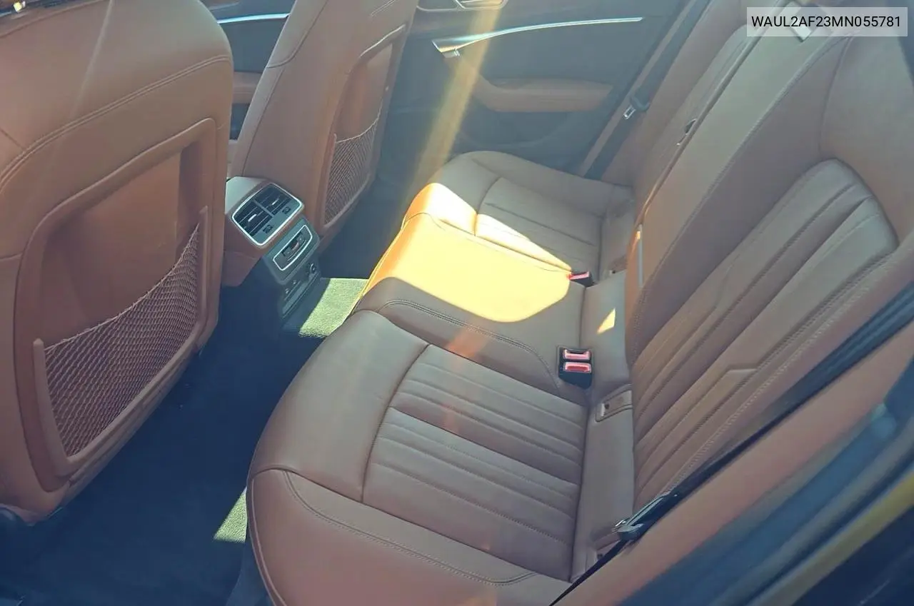 2021 Audi A6 Premium Plus VIN: WAUL2AF23MN055781 Lot: 61744456