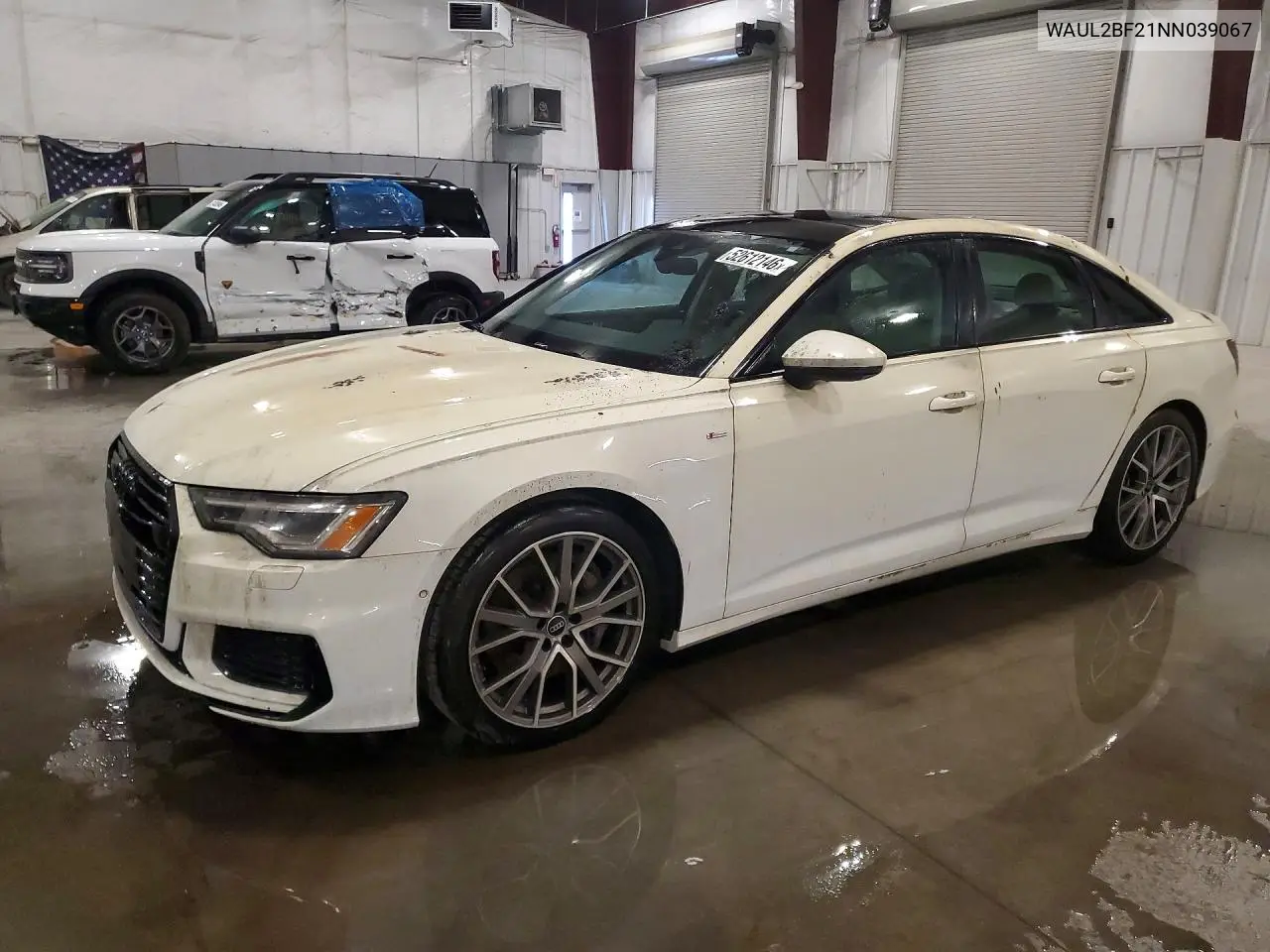 2022 Audi A6 Premium Plus VIN: WAUL2BF21NN039067 Lot: 52612146