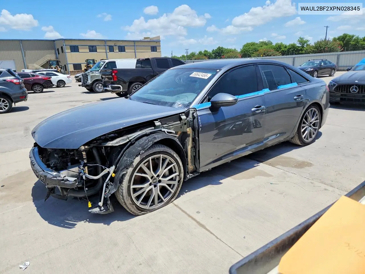 2023 Audi A6 Premium Plus VIN: WAUL2BF2XPN028345 Lot: 59642466