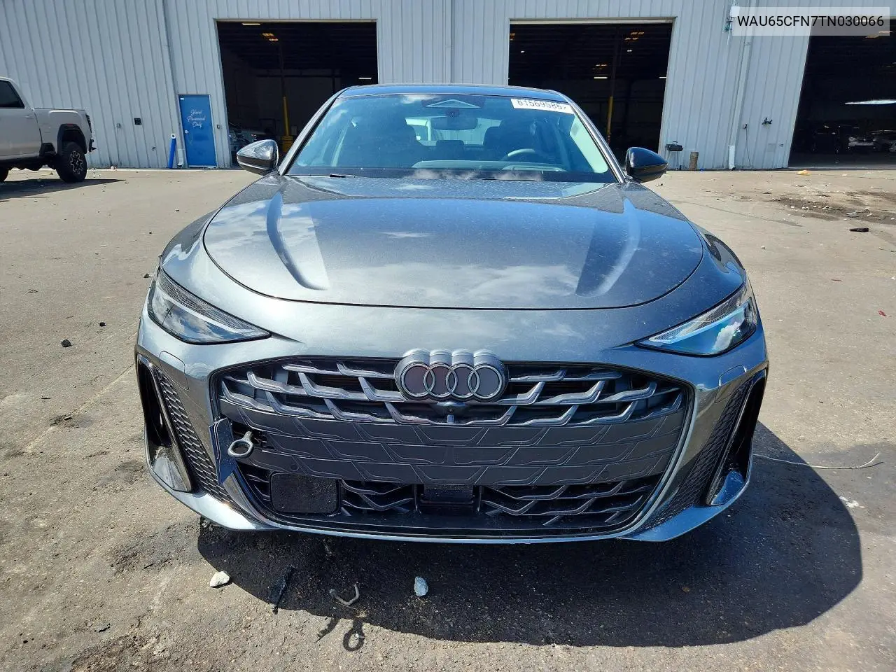 2026 Audi A6 Prestige VIN: WAU65CFN7TN030066 Lot: 61569586