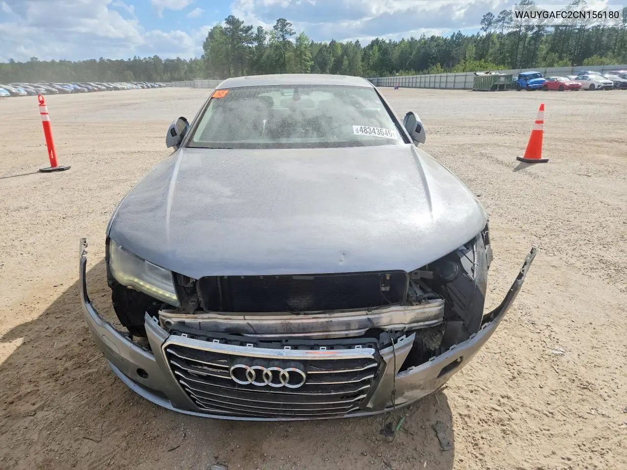 2012 Audi A7 Premium Plus VIN: WAUYGAFC2CN156180 Lot: 48343646