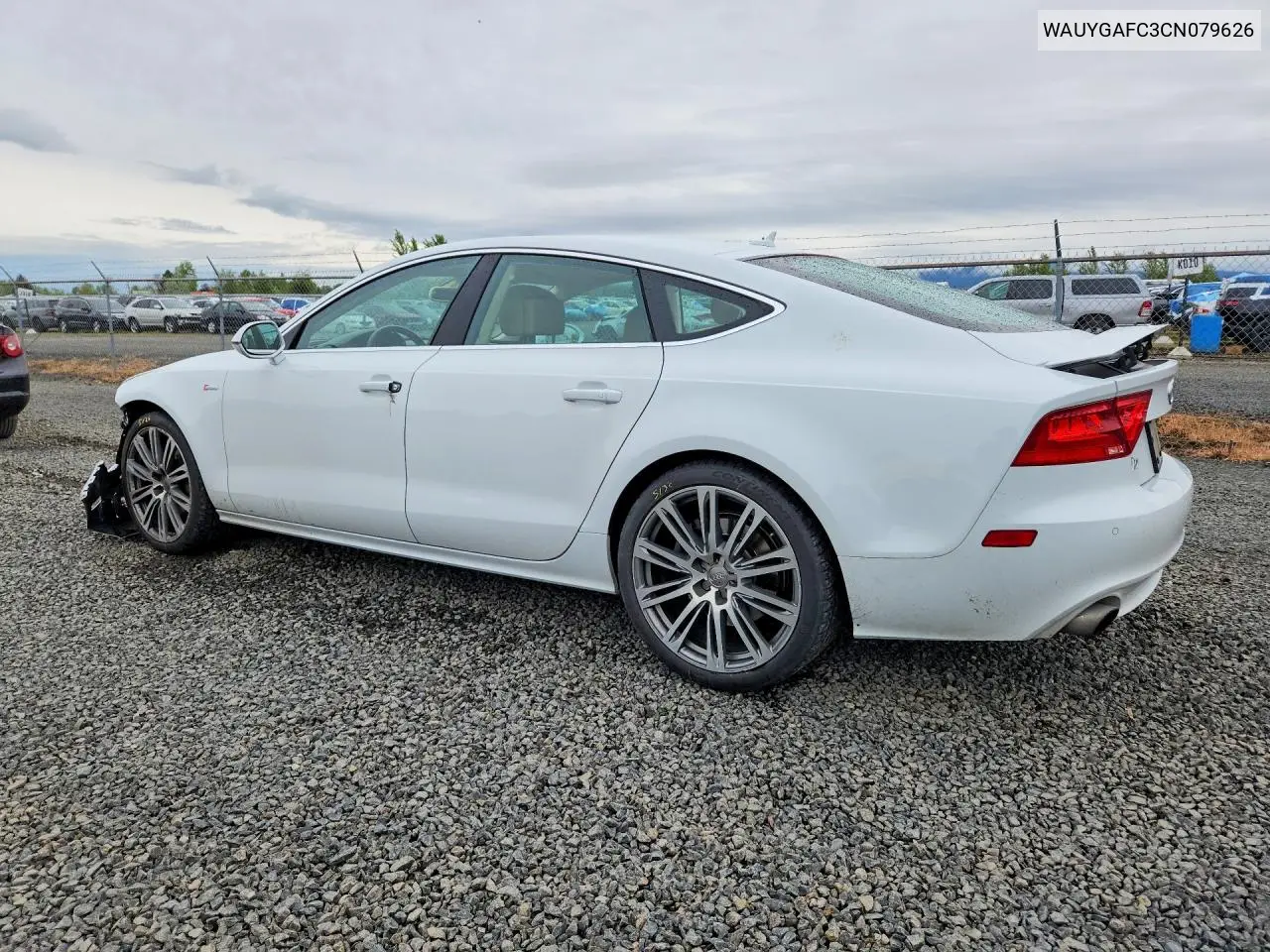 2012 Audi A7 Premium Plus VIN: WAUYGAFC3CN079626 Lot: 50803936