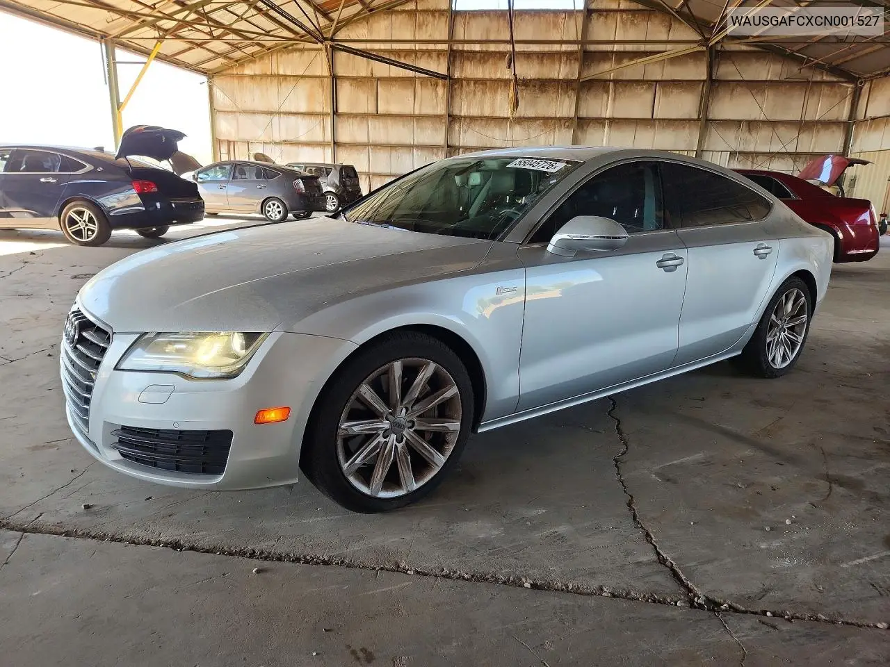 2012 Audi A7 Prestige VIN: WAUSGAFCXCN001527 Lot: 55045726