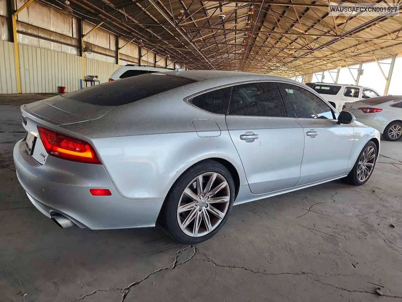 2012 Audi A7 Prestige VIN: WAUSGAFCXCN001527 Lot: 55045726