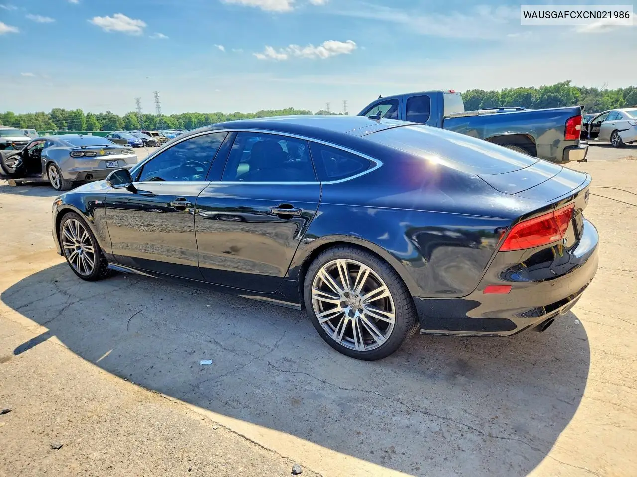 2012 Audi A7 Prestige VIN: WAUSGAFCXCN021986 Lot: 58331726