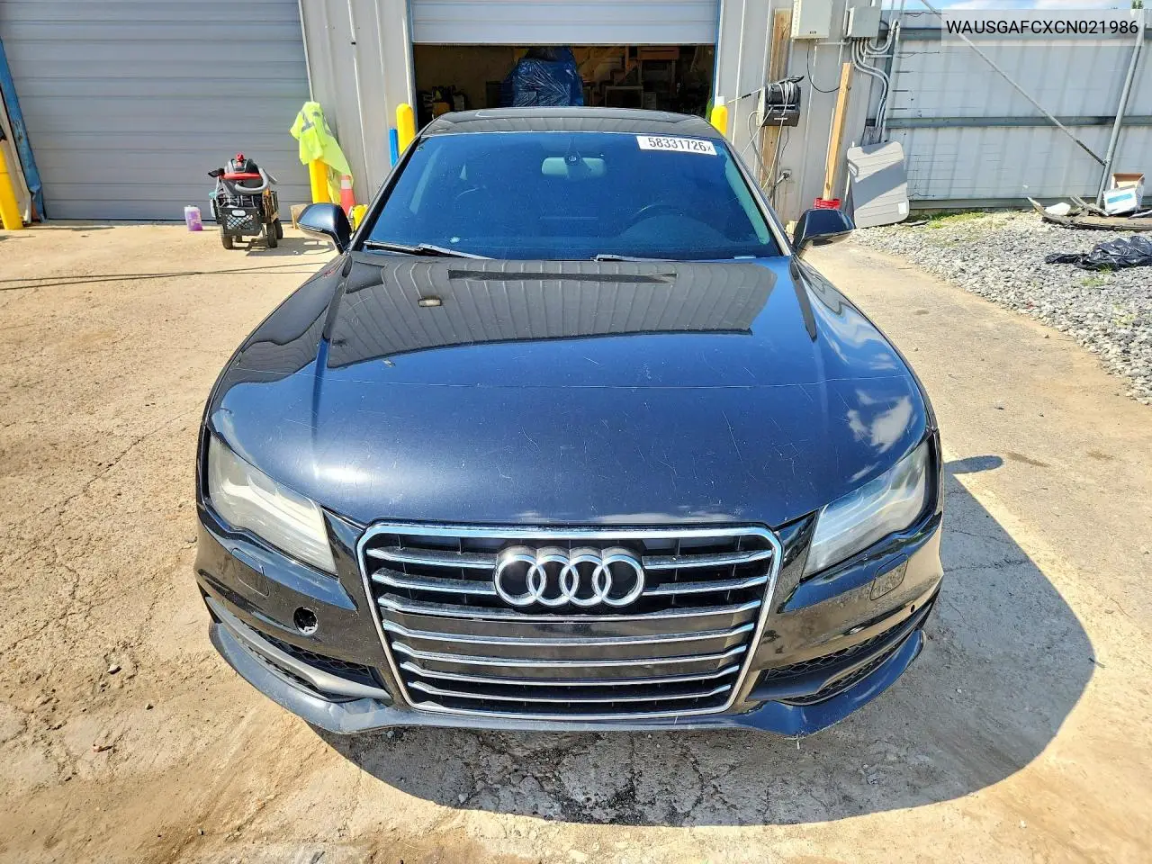 2012 Audi A7 Prestige VIN: WAUSGAFCXCN021986 Lot: 58331726