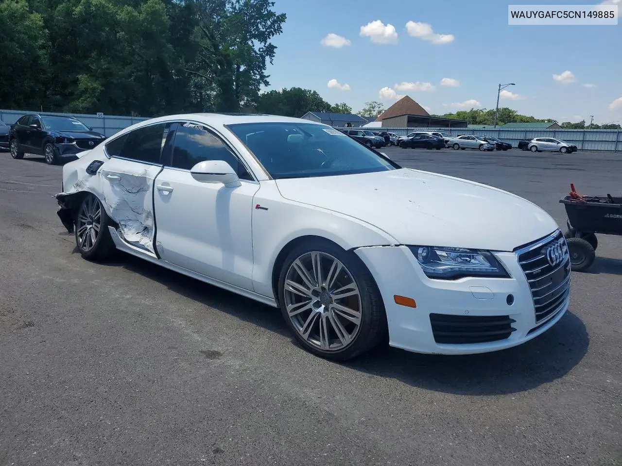 2012 Audi A7 Premium Plus VIN: WAUYGAFC5CN149885 Lot: 59073526