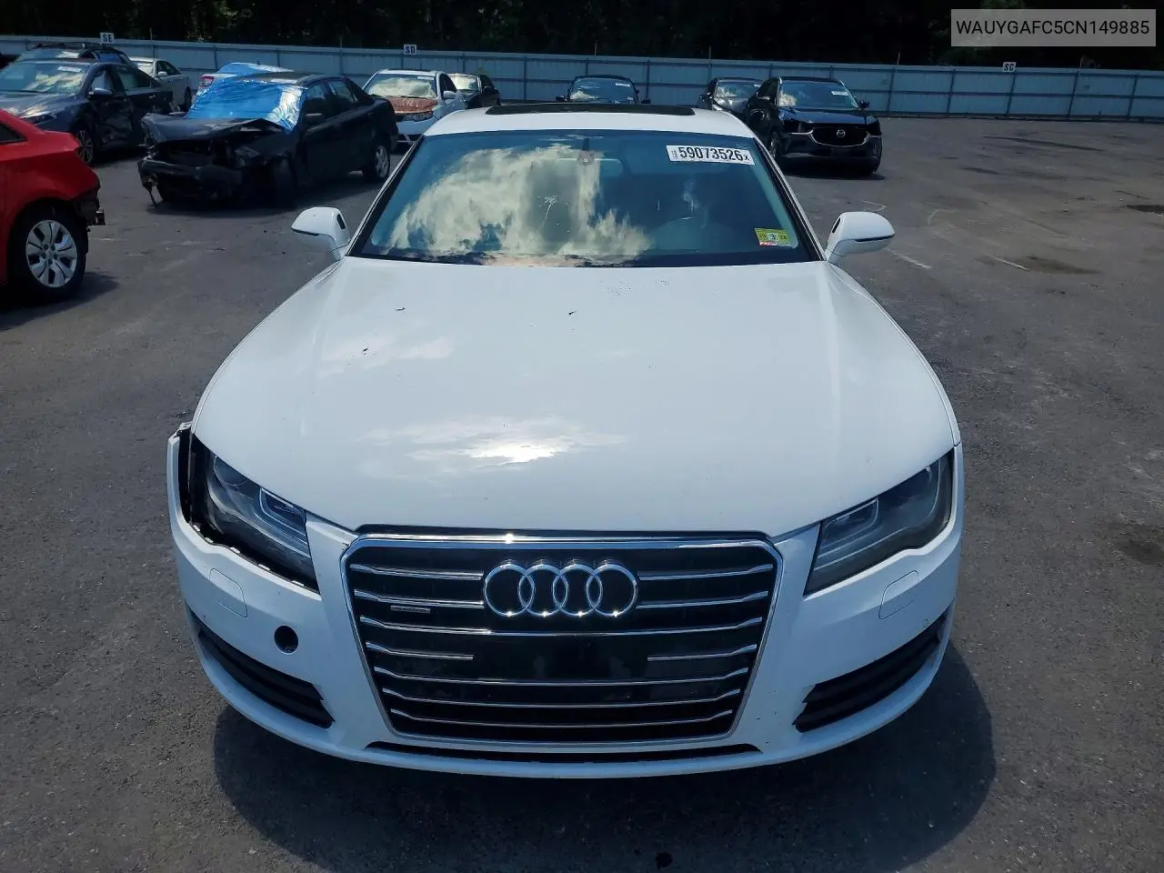 2012 Audi A7 Premium Plus VIN: WAUYGAFC5CN149885 Lot: 59073526