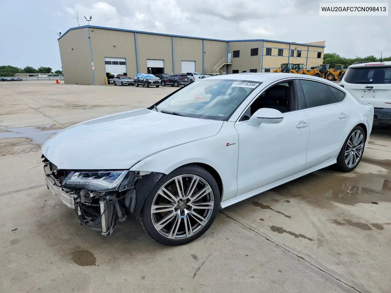 2012 Audi A7 Prestige VIN: WAU2GAFC7CN098413 Lot: 59918356