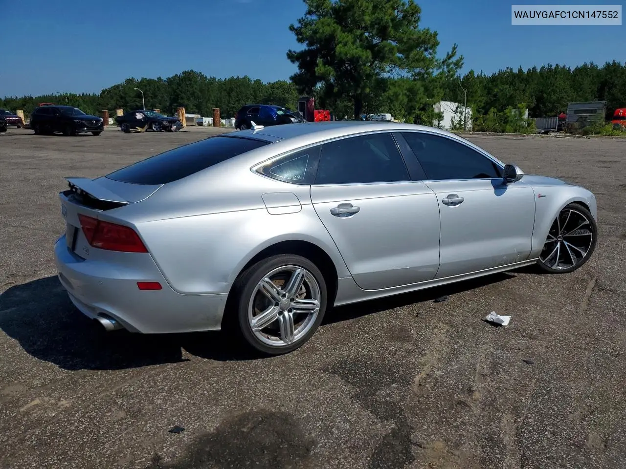 2012 Audi A7 Premium Plus VIN: WAUYGAFC1CN147552 Lot: 60325026