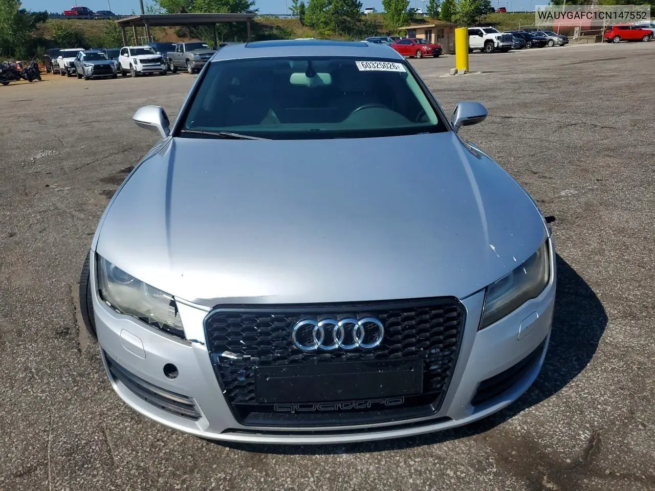2012 Audi A7 Premium Plus VIN: WAUYGAFC1CN147552 Lot: 60325026