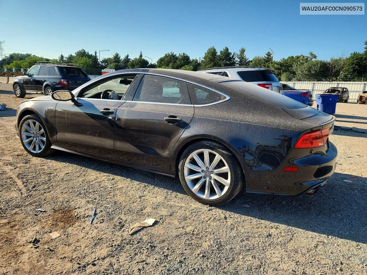 2012 Audi A7 Prestige VIN: WAU2GAFC0CN090573 Lot: 60392116
