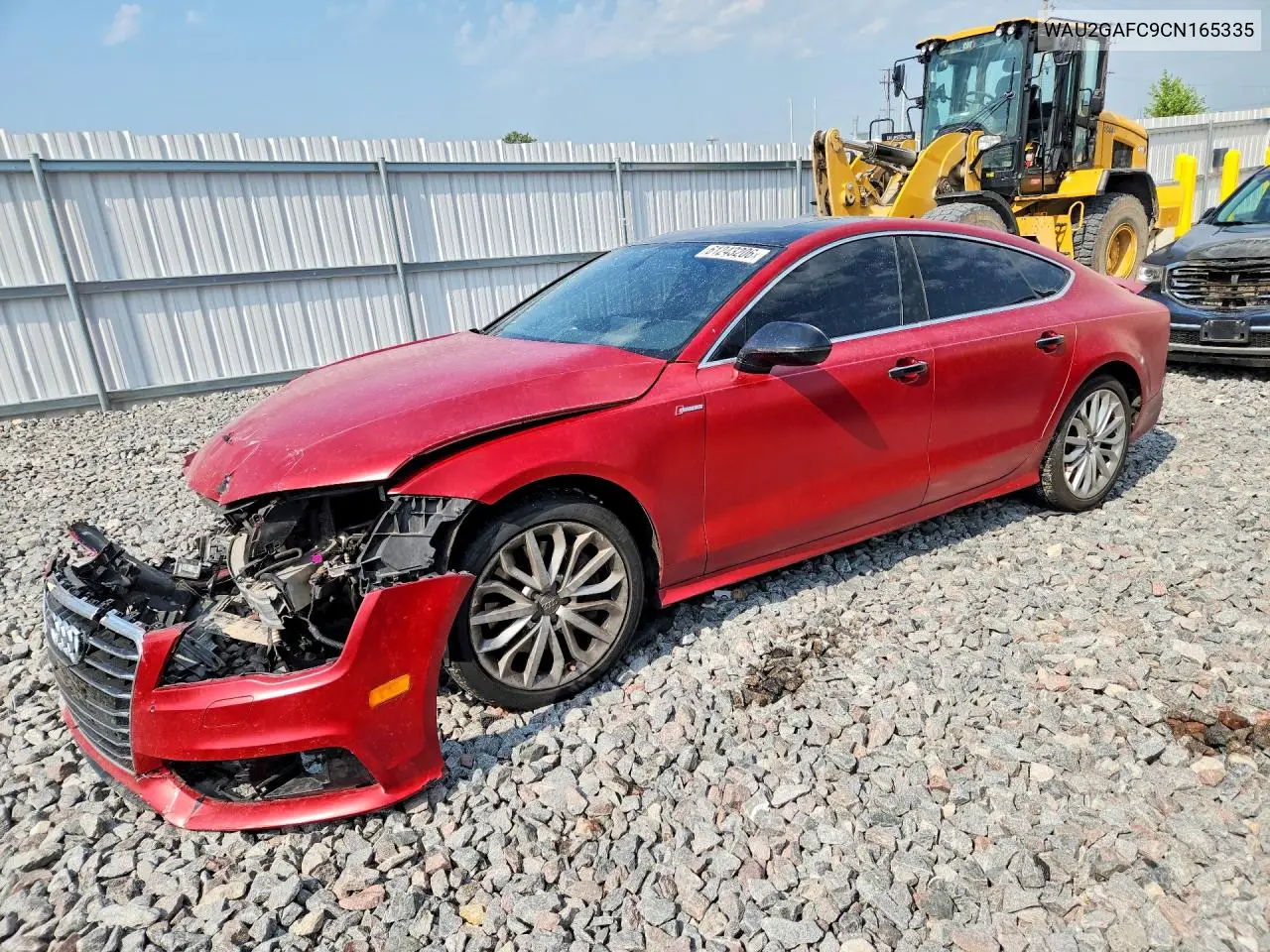 2012 Audi A7 Prestige VIN: WAU2GAFC9CN165335 Lot: 61243206
