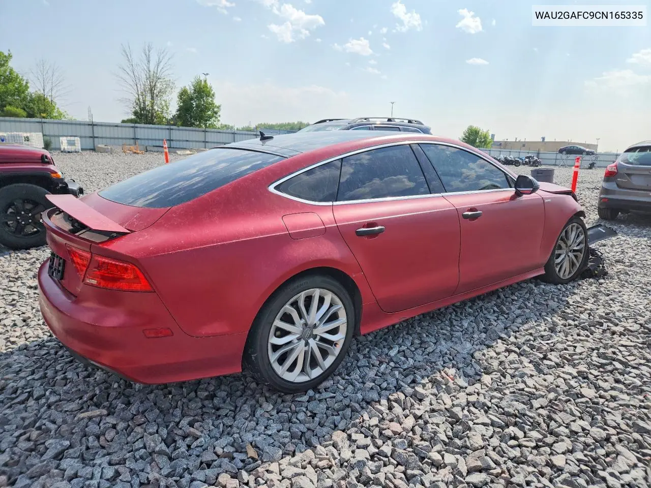 2012 Audi A7 Prestige VIN: WAU2GAFC9CN165335 Lot: 61243206