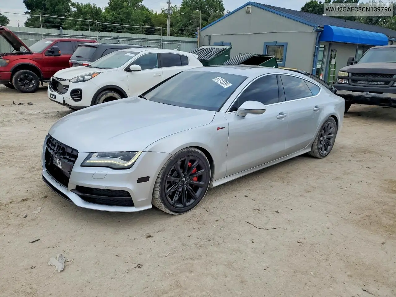 2012 Audi A7 Prestige VIN: WAU2GAFC3CN139796 Lot: 61313536