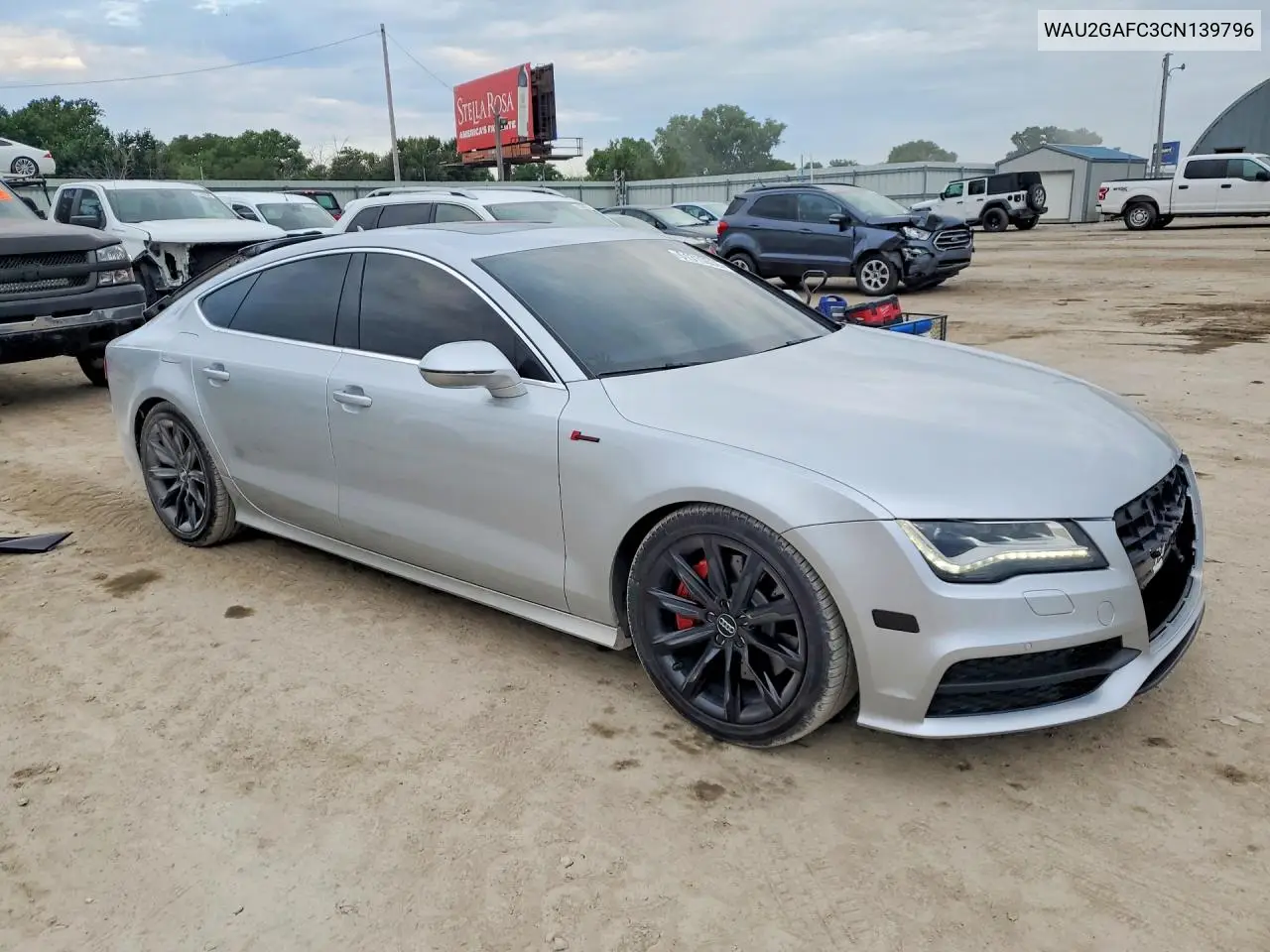 2012 Audi A7 Prestige VIN: WAU2GAFC3CN139796 Lot: 61313536