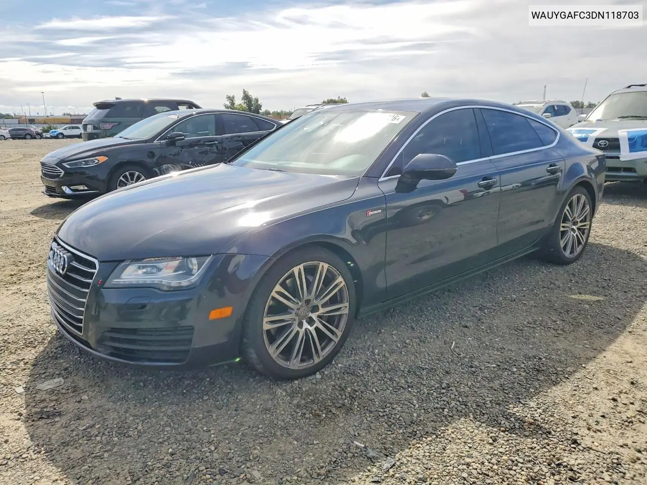 2013 Audi A7 Premium Plus VIN: WAUYGAFC3DN118703 Lot: 48914926