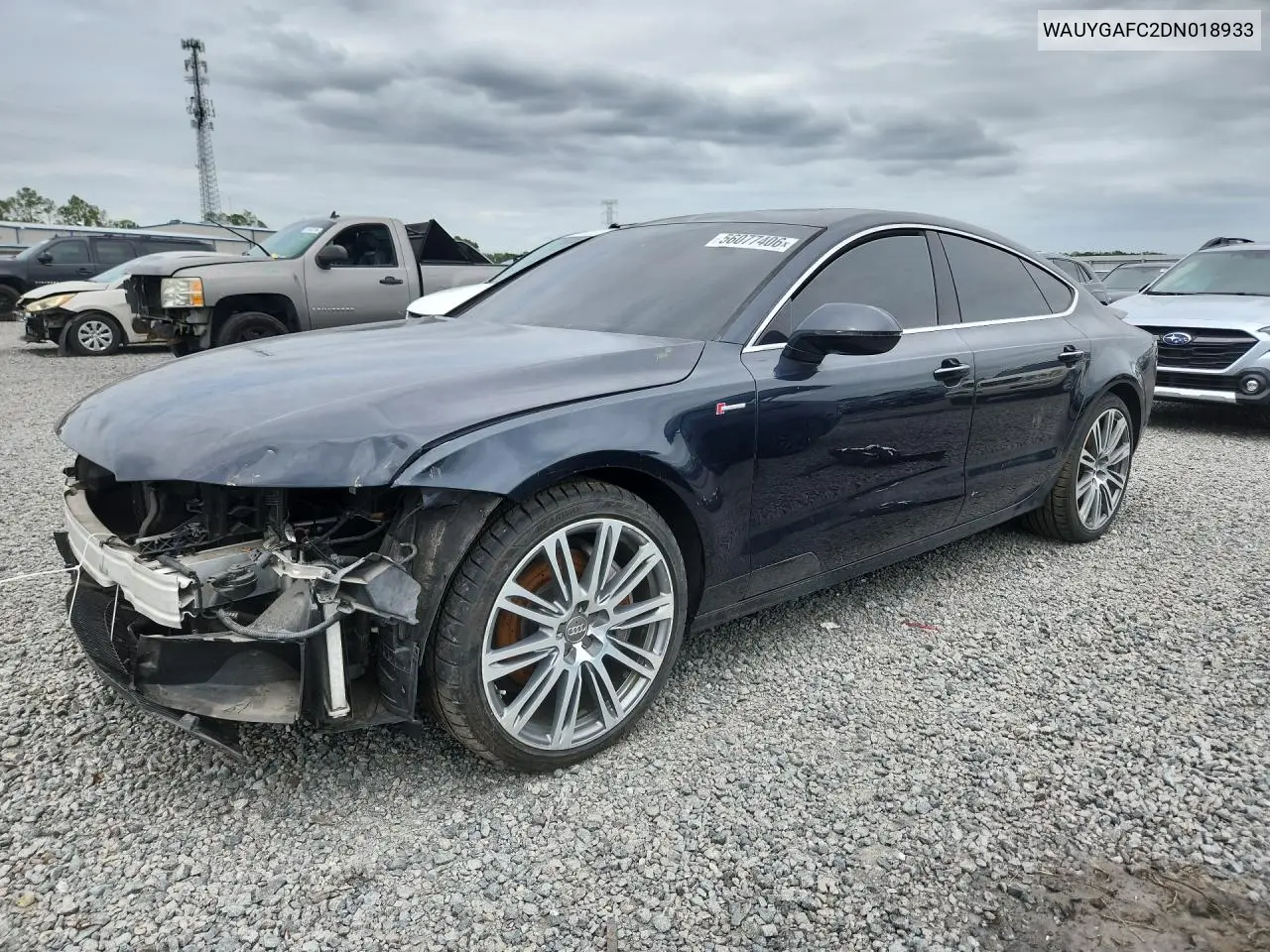 2013 Audi A7 Premium Plus VIN: WAUYGAFC2DN018933 Lot: 56077406