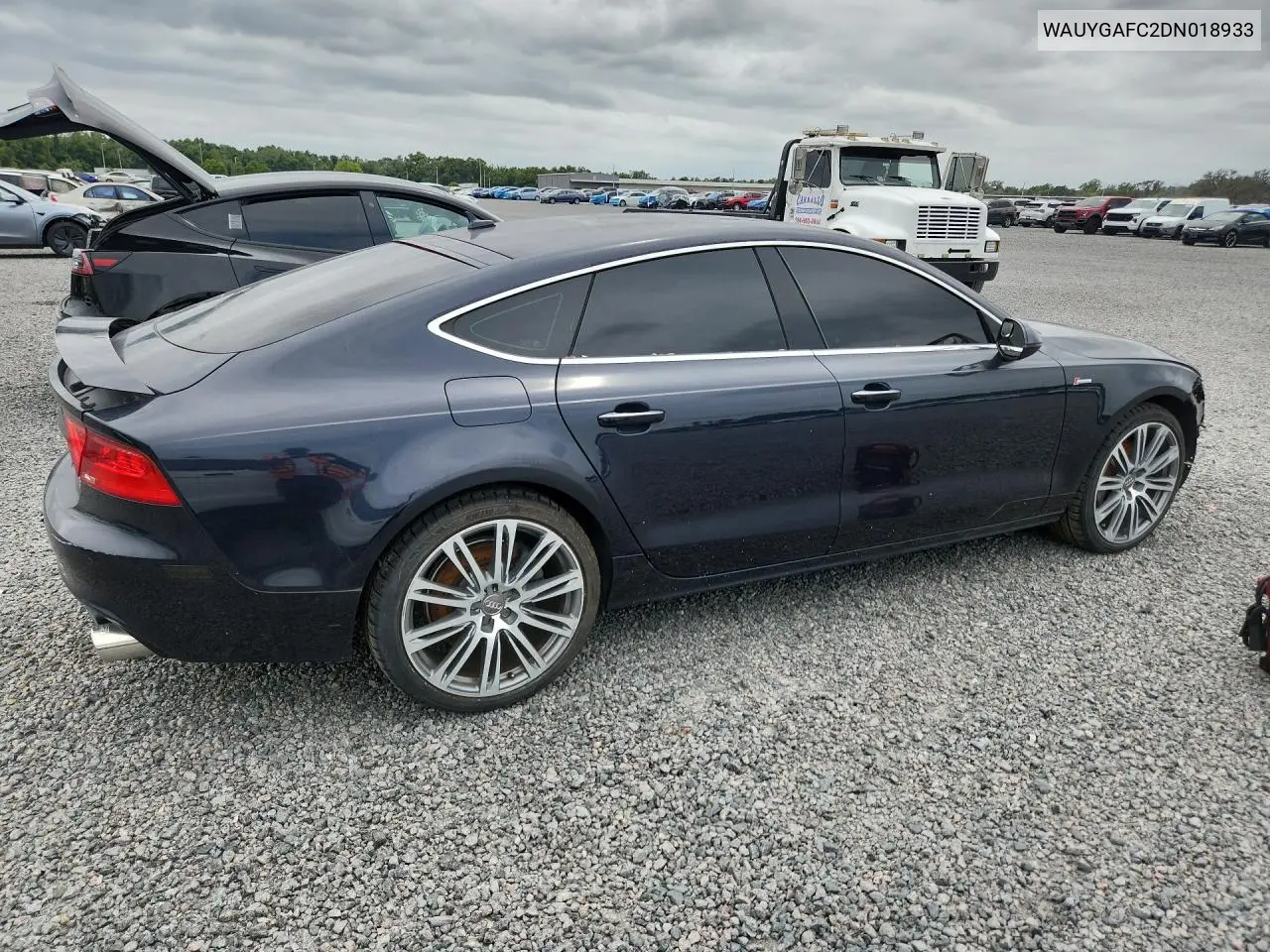 2013 Audi A7 Premium Plus VIN: WAUYGAFC2DN018933 Lot: 56077406