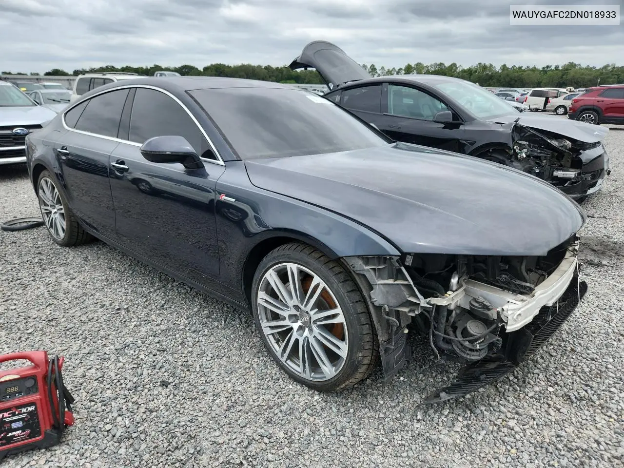 2013 Audi A7 Premium Plus VIN: WAUYGAFC2DN018933 Lot: 56077406