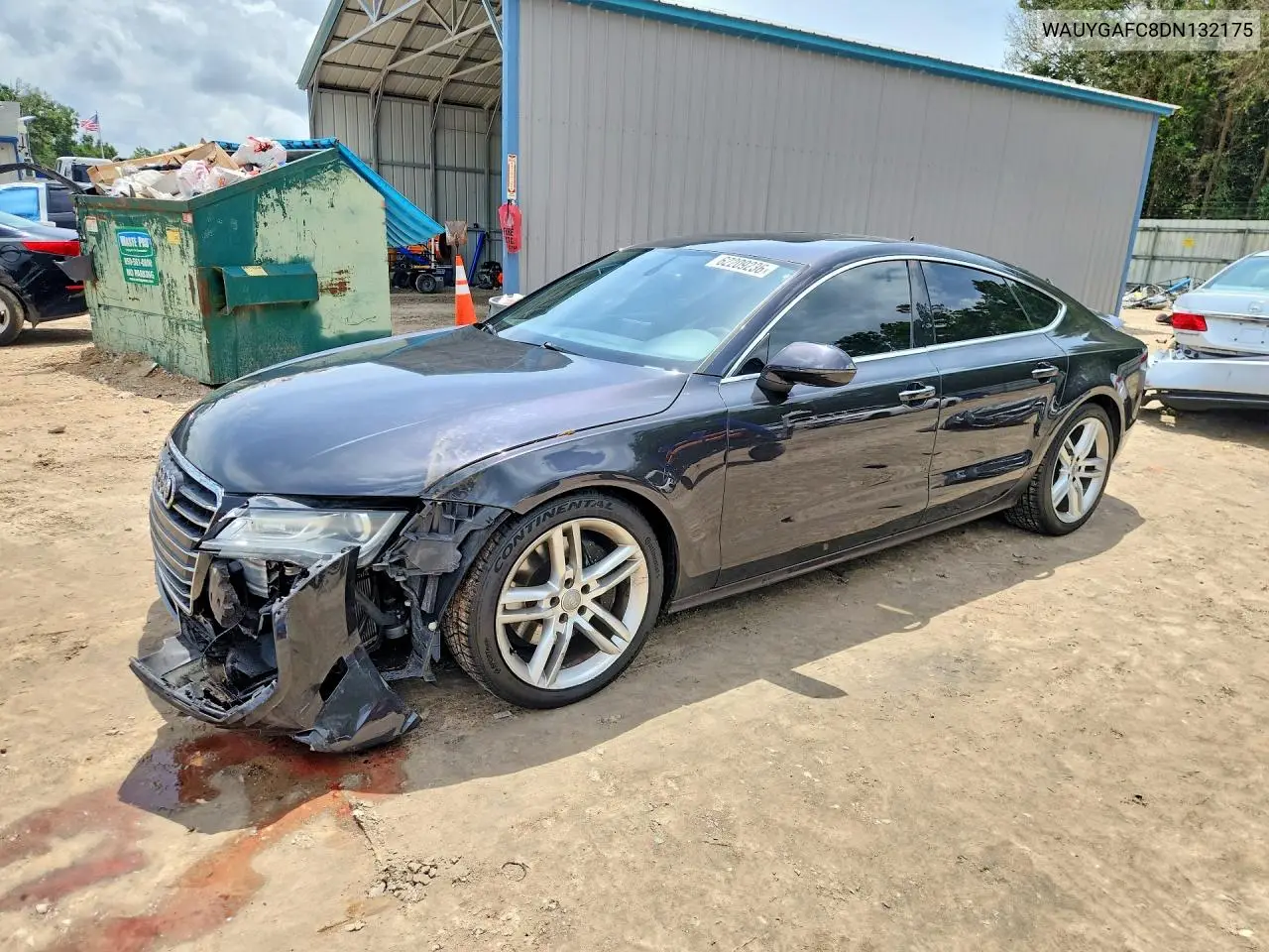 2013 Audi A7 Premium Plus VIN: WAUYGAFC8DN132175 Lot: 62209236