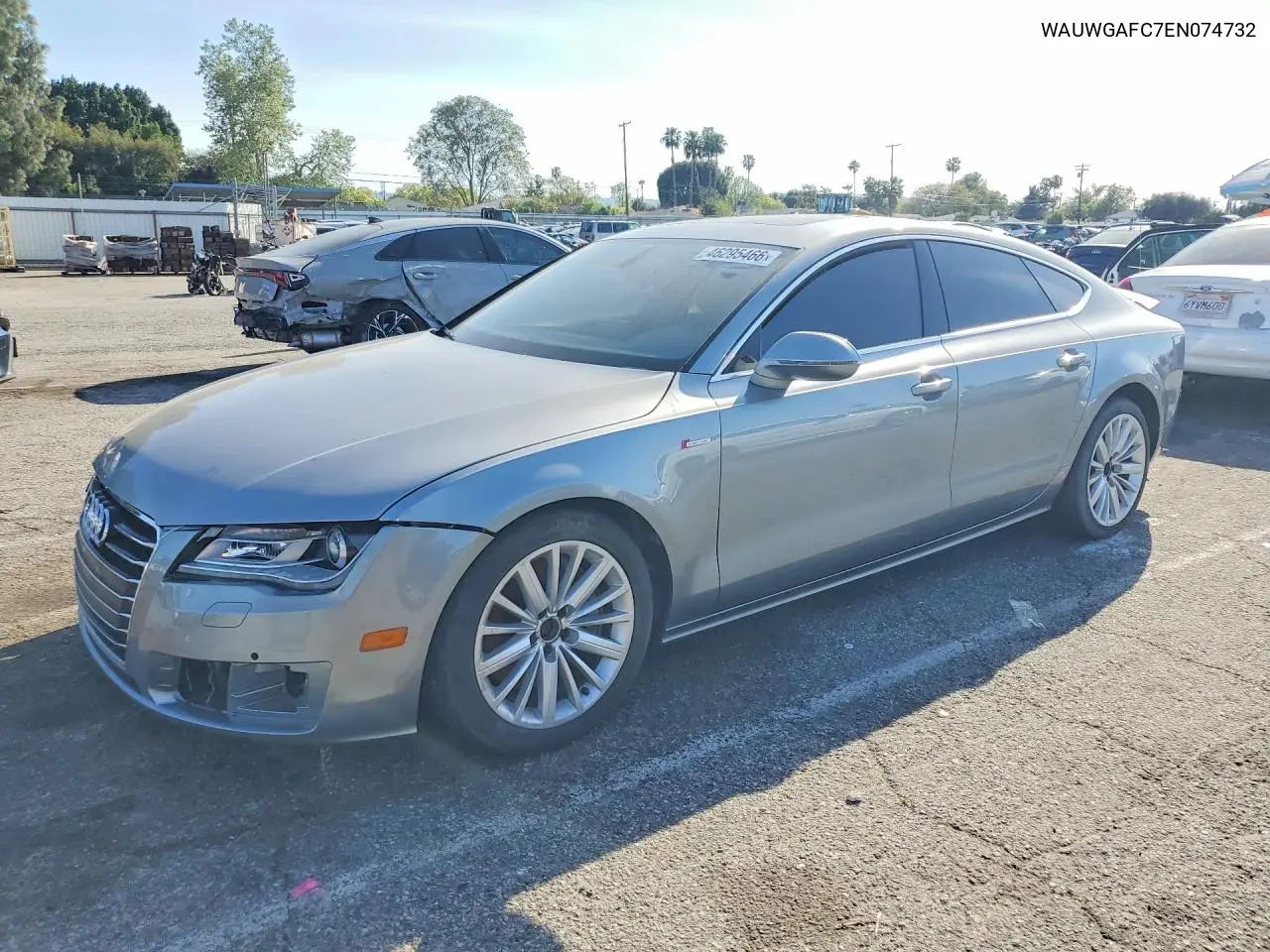 2014 Audi A7 Premium Plus VIN: WAUWGAFC7EN074732 Lot: 46295466