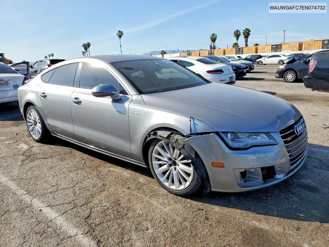 2014 Audi A7 Premium Plus VIN: WAUWGAFC7EN074732 Lot: 46295466