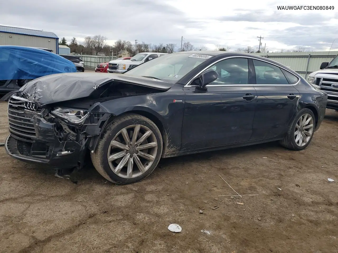 2014 Audi A7 Premium Plus VIN: WAUWGAFC3EN080849 Lot: 48396696