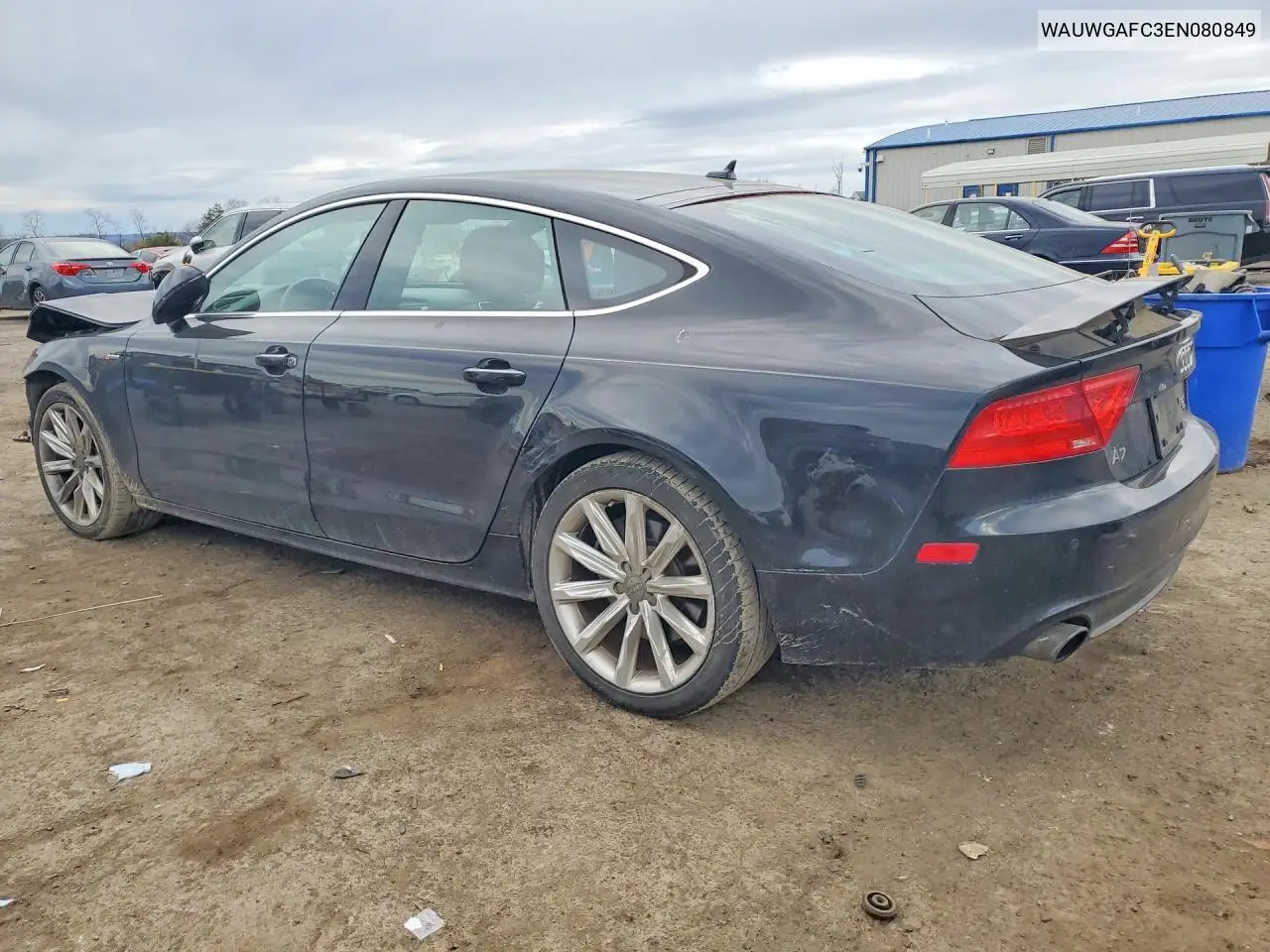 2014 Audi A7 Premium Plus VIN: WAUWGAFC3EN080849 Lot: 48396696