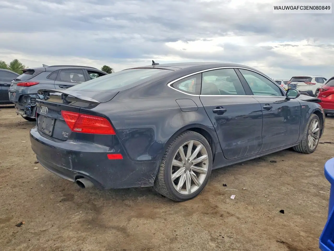 2014 Audi A7 Premium Plus VIN: WAUWGAFC3EN080849 Lot: 48396696