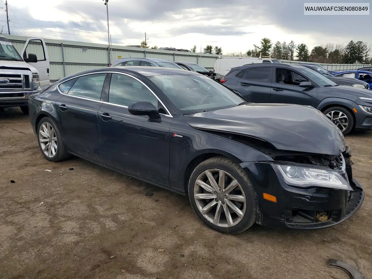 2014 Audi A7 Premium Plus VIN: WAUWGAFC3EN080849 Lot: 48396696