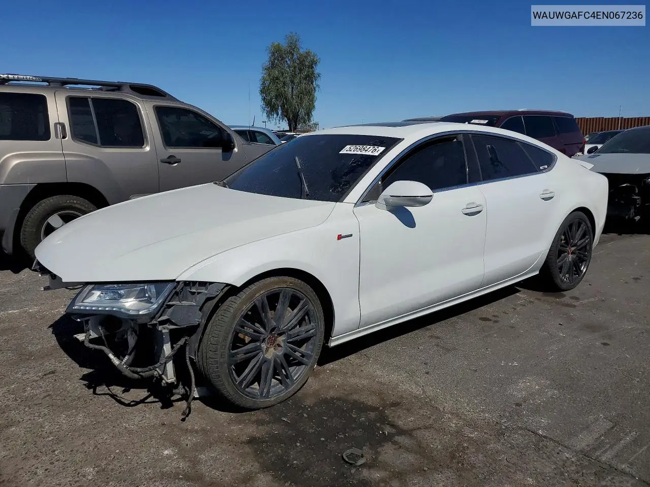 2014 Audi A7 Premium Plus VIN: WAUWGAFC4EN067236 Lot: 52698476