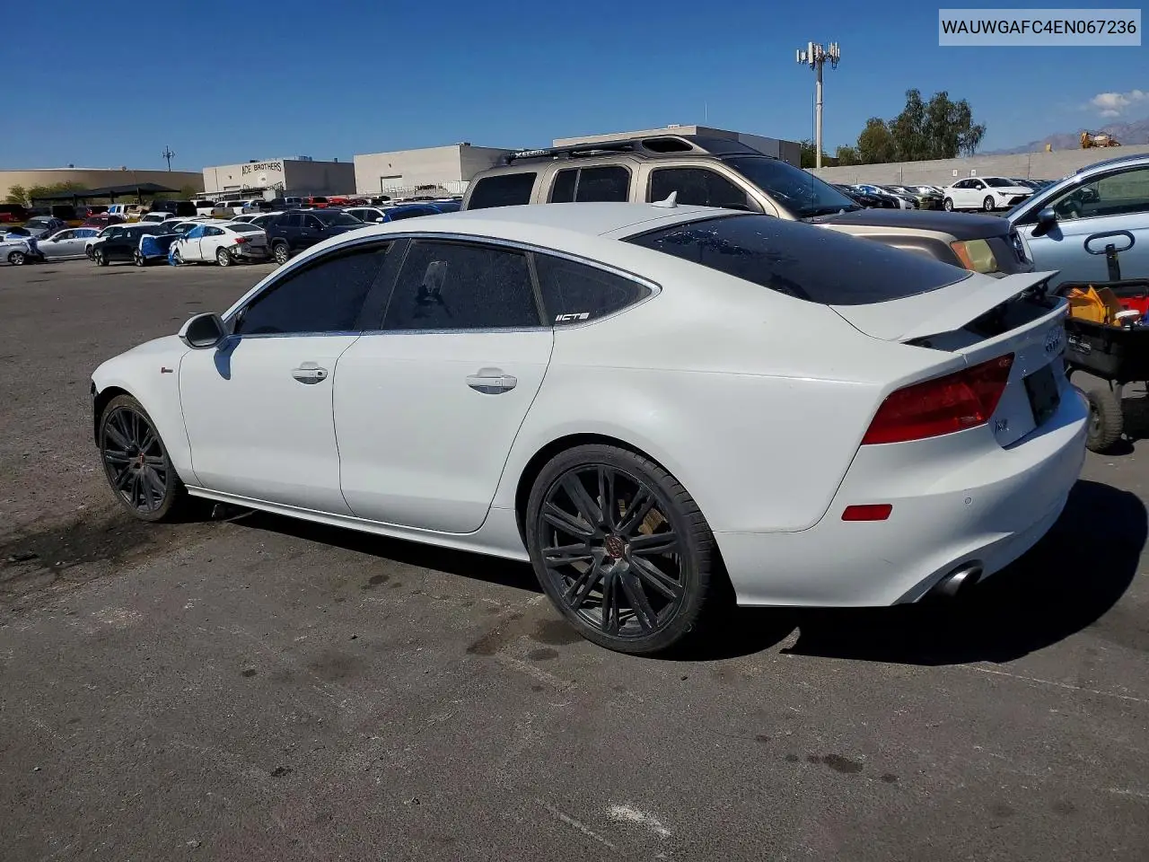 2014 Audi A7 Premium Plus VIN: WAUWGAFC4EN067236 Lot: 52698476