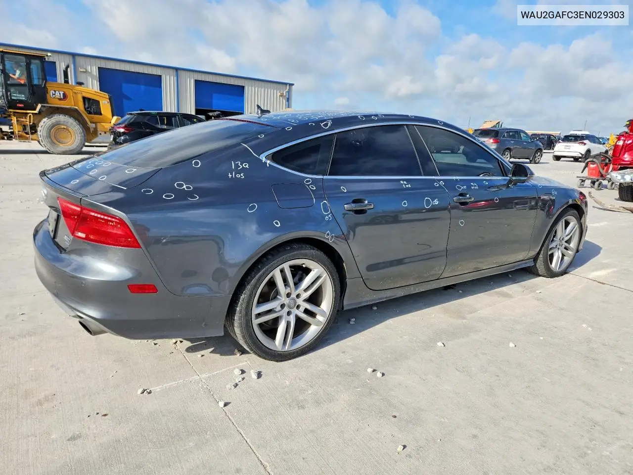2014 Audi A7 Prestige VIN: WAU2GAFC3EN029303 Lot: 55212446