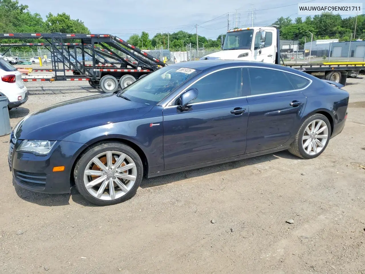 2014 Audi A7 Premium Plus VIN: WAUWGAFC9EN021711 Lot: 55819326