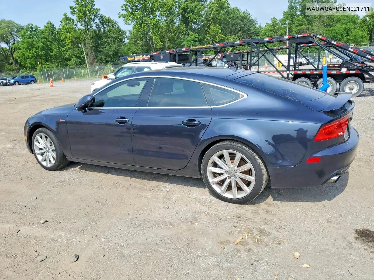 2014 Audi A7 Premium Plus VIN: WAUWGAFC9EN021711 Lot: 55819326