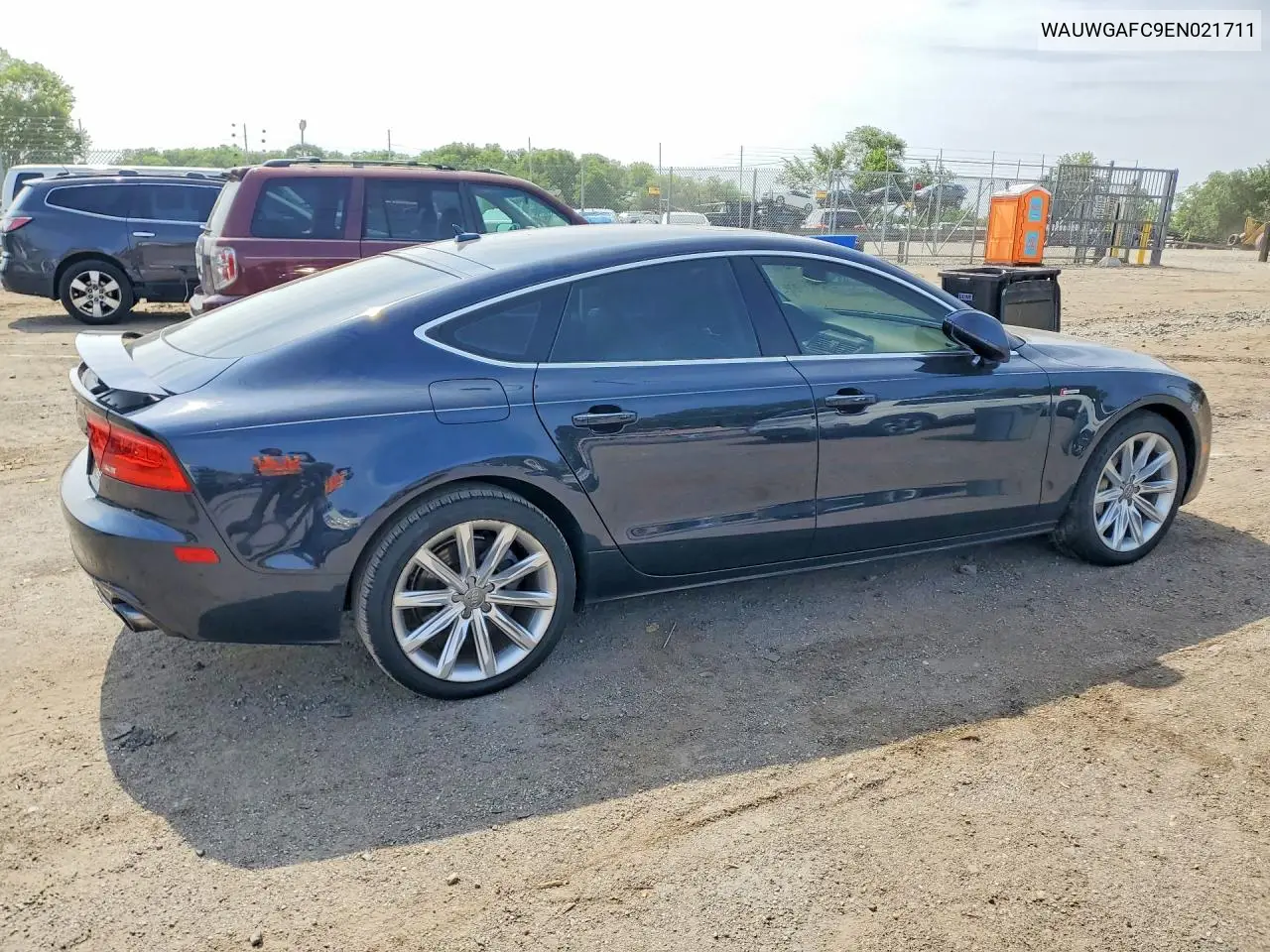 2014 Audi A7 Premium Plus VIN: WAUWGAFC9EN021711 Lot: 55819326