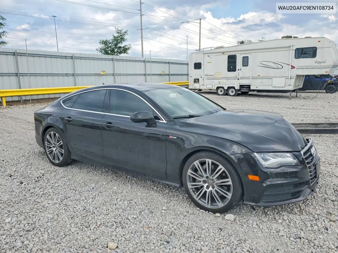 2014 Audi A7 VIN: WAU2GAFC9EN108734 Lot: 56157936