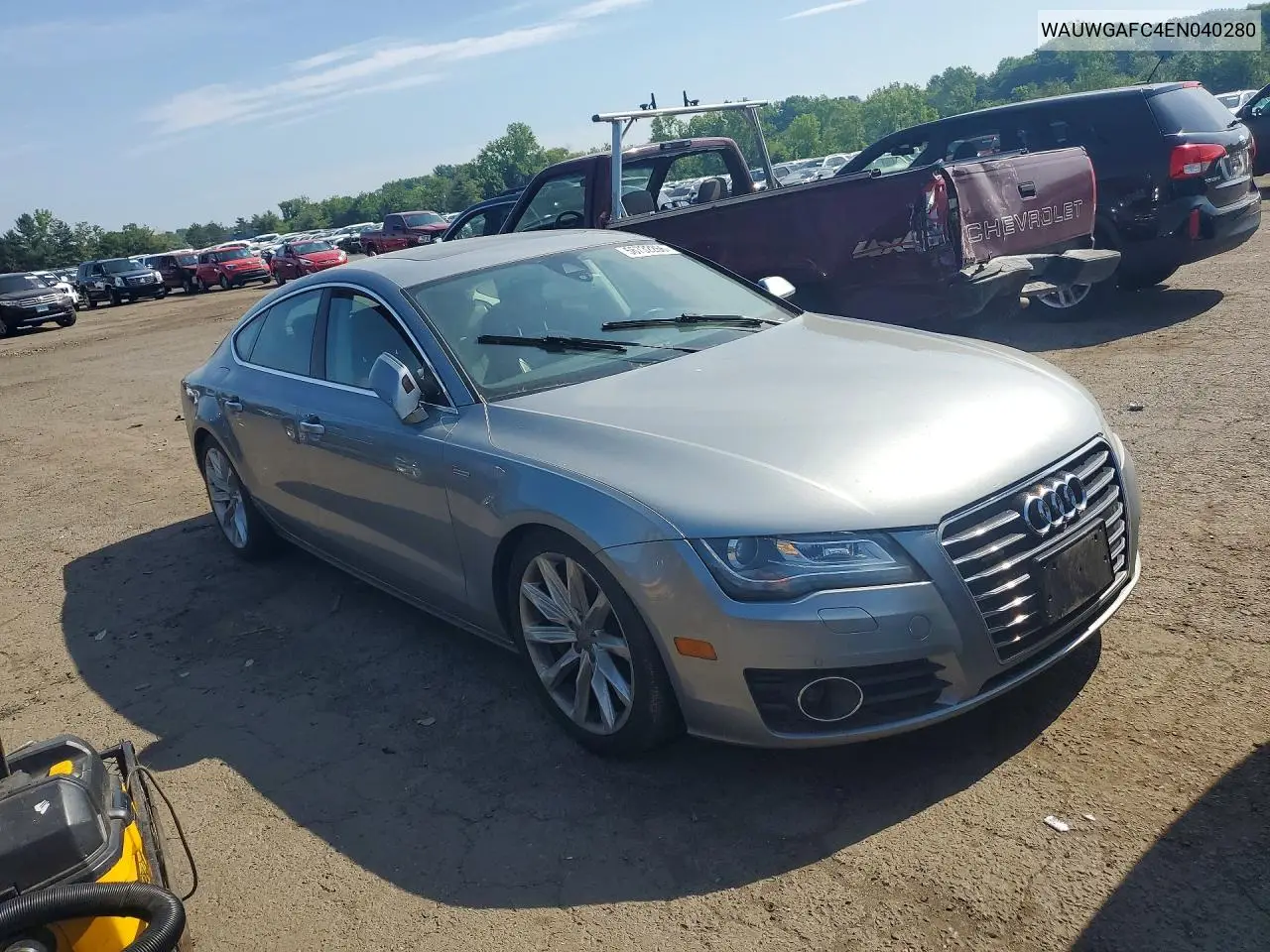 2014 Audi A7 Premium Plus VIN: WAUWGAFC4EN040280 Lot: 56732266