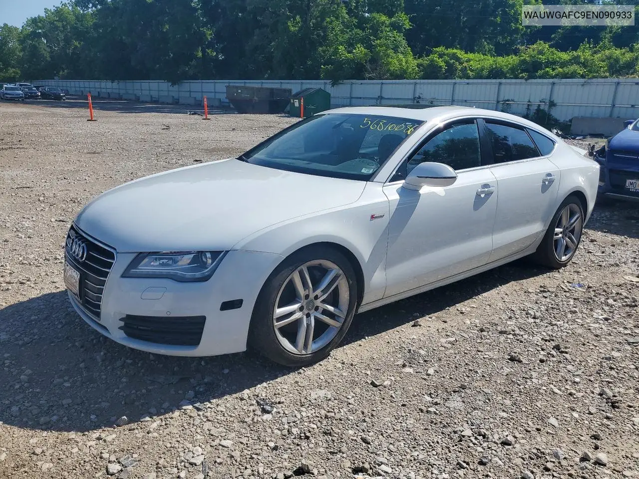 2014 Audi A7 Premium Plus VIN: WAUWGAFC9EN090933 Lot: 56810086
