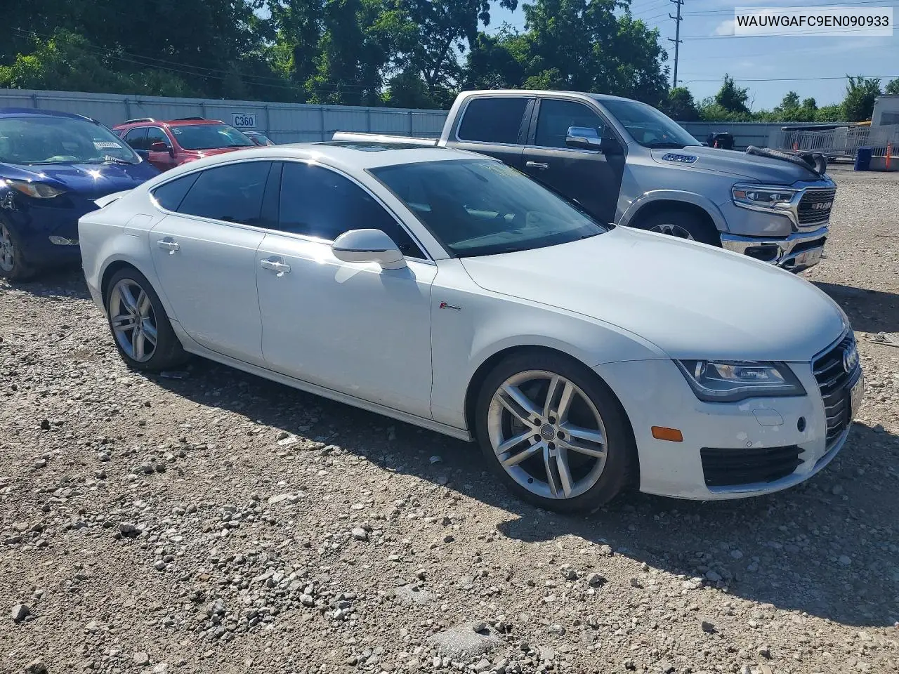 2014 Audi A7 Premium Plus VIN: WAUWGAFC9EN090933 Lot: 56810086