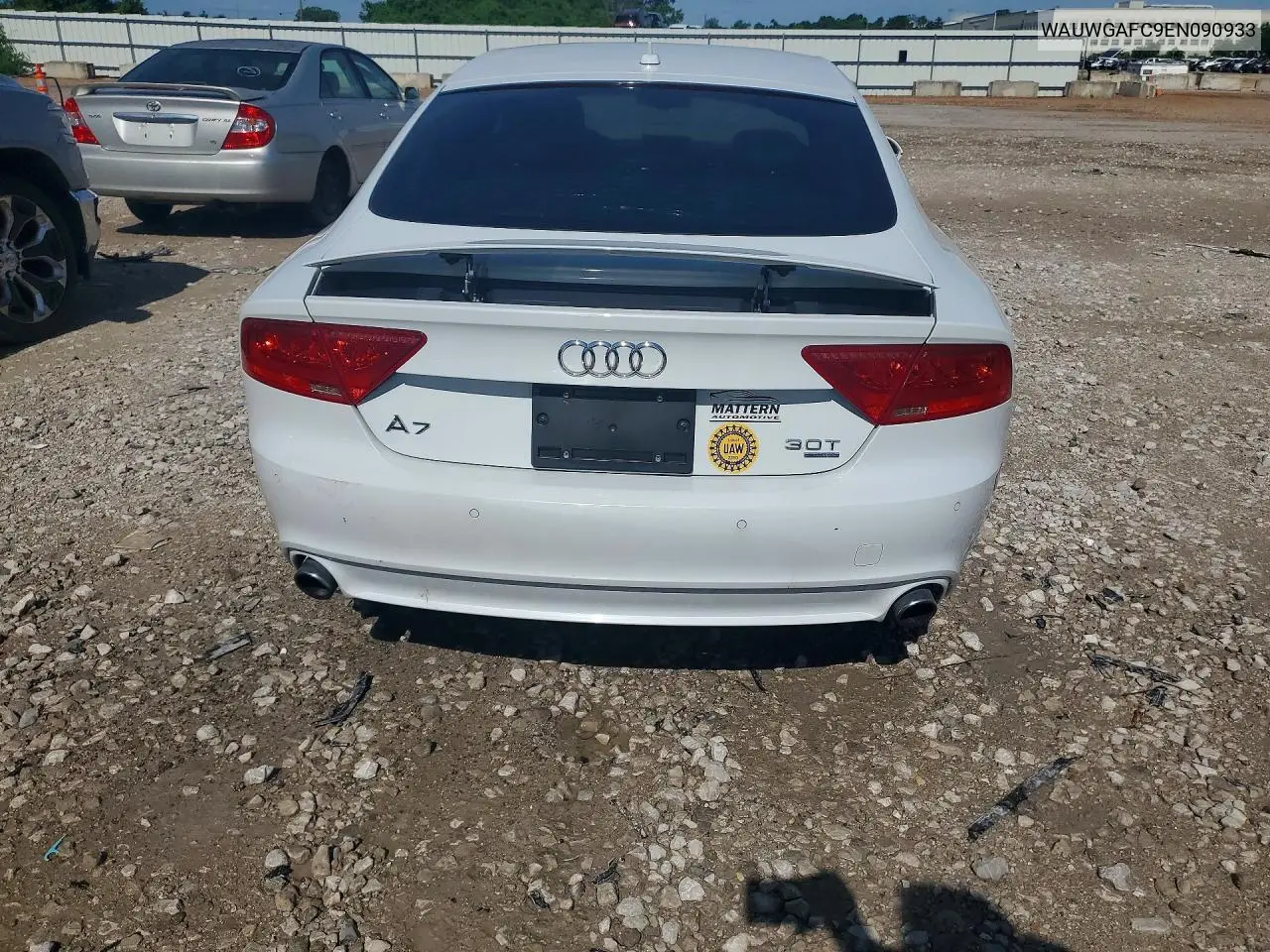 2014 Audi A7 Premium Plus VIN: WAUWGAFC9EN090933 Lot: 56810086